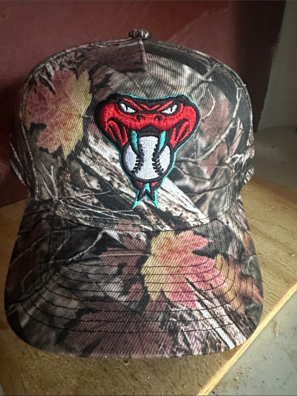 Arizona Diamondbacks real tree hunter camo snapback hat rare colorway cap hat ne